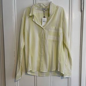 Yellow women’s button down